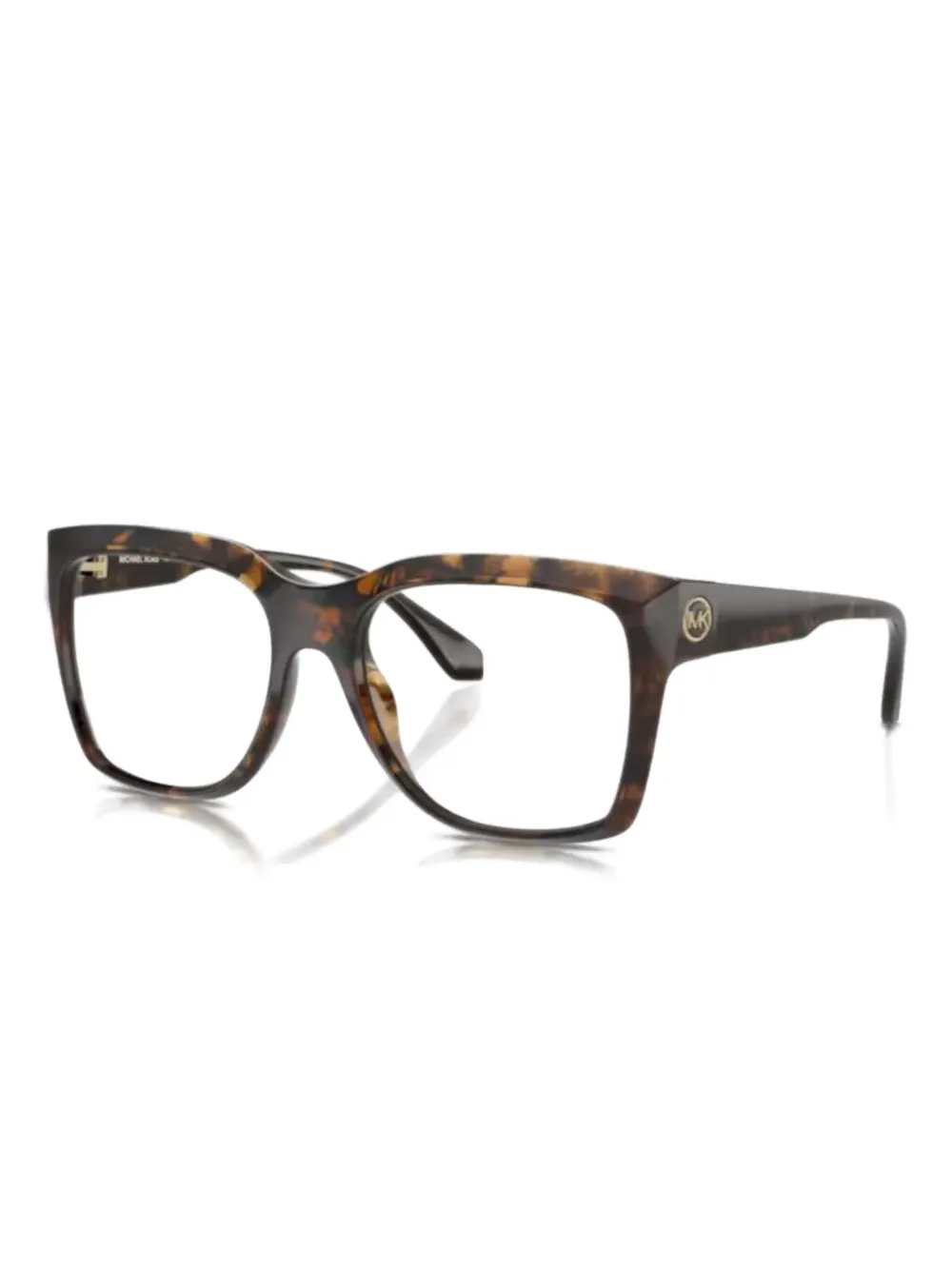 Очки с логотипом и геометрической оправой Michael Kors, коричневый
Очки с логотипом и геометрической оправой Michael Kors, коричневый