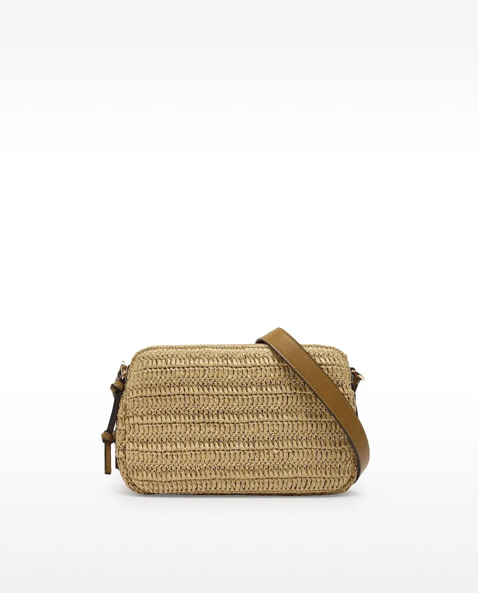 Женская сумка-бандо эффект рафии с несколькими отделениями и застежкой-молнией Parfois, бежевый
Женская сумка-бандо эффект рафии с несколькими отделениями и застежкой-молнией Parfois, бежевый