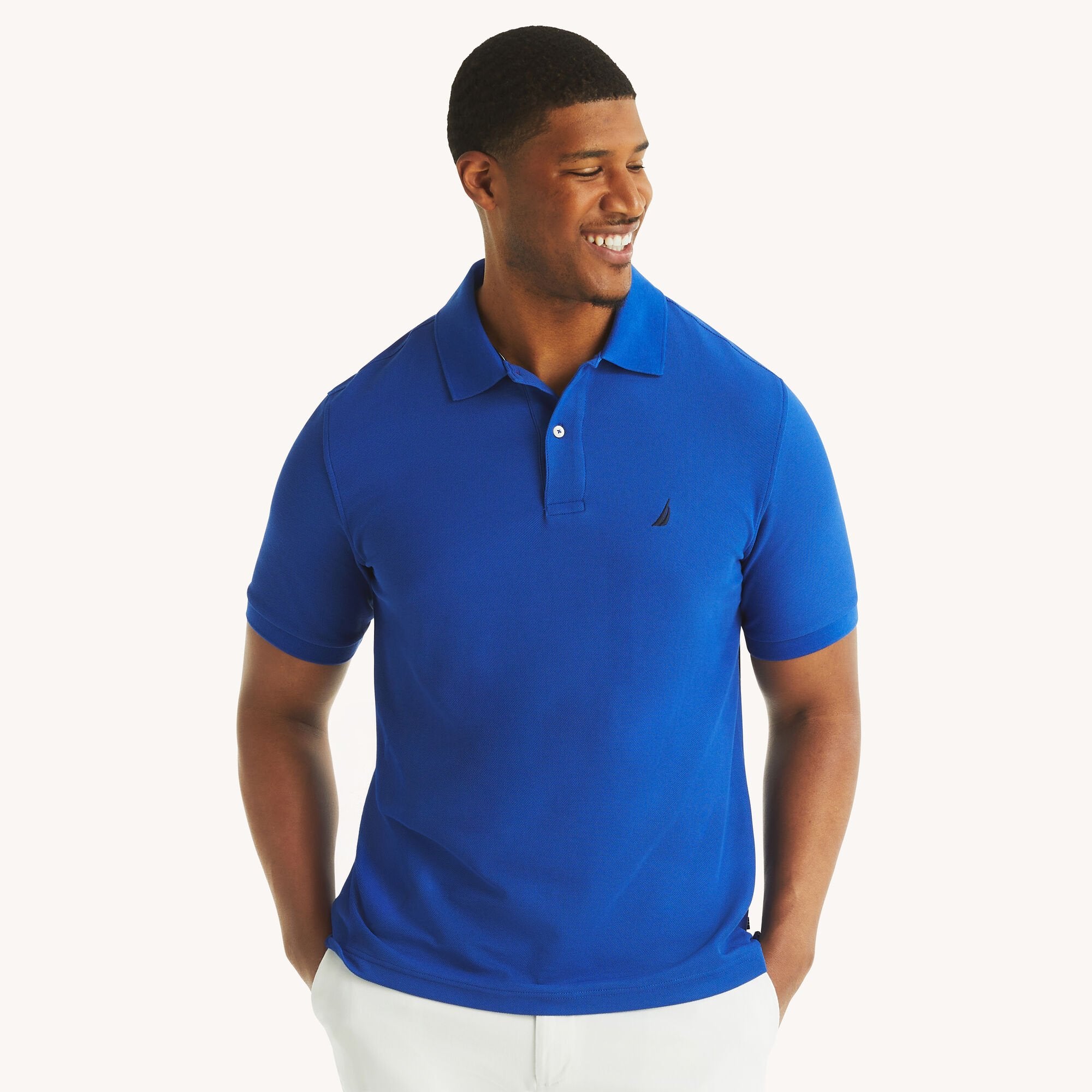 Футболка поло мужская Nautica, цвет bright cobalt 
Футболка поло мужская Nautica, цвет bright cobalt