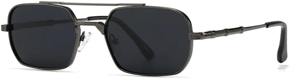 Модные прямоугольные солнцезащитные очки с двойной перемычкой для женщин, ретро-очки с заклепками для мужчин, панк-очки, солнцезащитные очки с защитой от УФ-излучения UV400 UUPTTPL, C4 Gun Black
Модные прямоугольные солнцезащитные очки с двойной перемычкой для женщин, ретро-очки с заклепками для мужчин, панк-очки, солнцезащитные очки с защитой от УФ-излучения UV400 UUPTTPL, C4 Gun Black