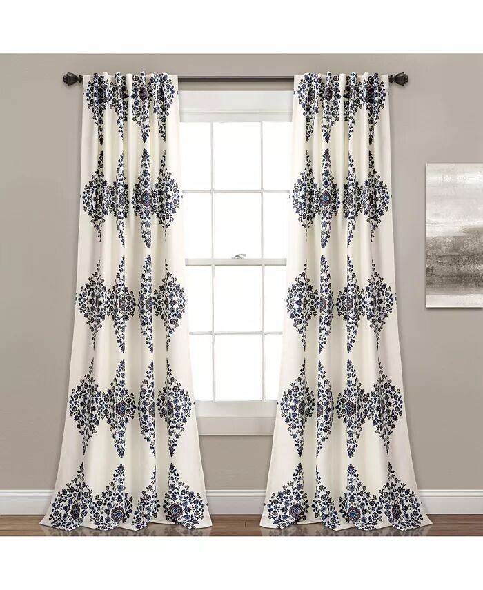 Keya Medallion Светофильтрующие оконные шторы, набор кремовых 52X95 Lush Decor, бежевый
Keya Medallion Светофильтрующие оконные шторы, набор кремовых 52X95 Lush Decor, бежевый
