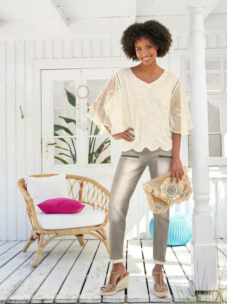 Длинная блузка LINEA TESINI by Heine, цвет Champagner
Длинная блузка LINEA TESINI by Heine, цвет Champagner