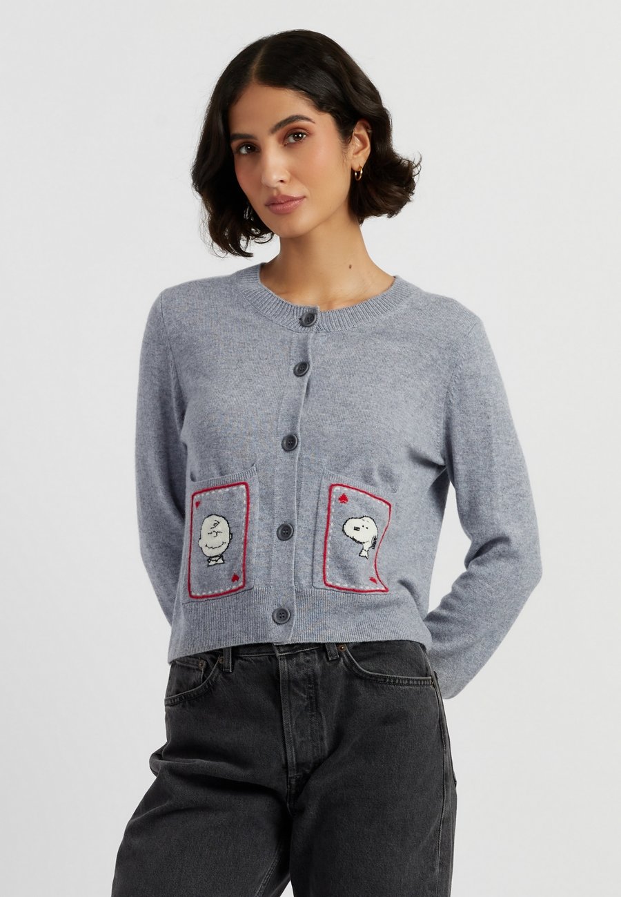 Кардиган CHINTI & PARKER SNOOPY & CHARLIE BROWN, Grey Marl/Grey
Кардиган CHINTI & PARKER SNOOPY & CHARLIE BROWN, Grey Marl/Grey