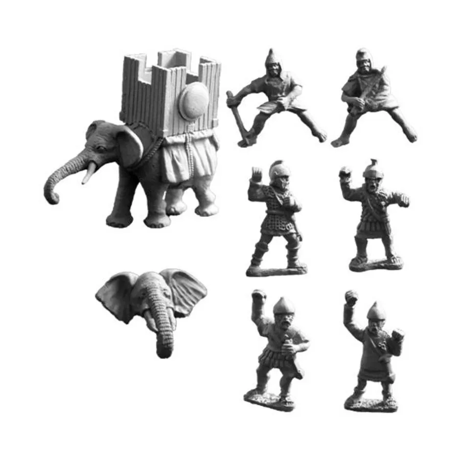 Карфагенский слон с военной башней B, Ancients - Carthaginian (15mm) (Xyston Miniatures)
Карфагенский слон с военной башней B, Ancients - Carthaginian (15mm) (Xyston Miniatures)