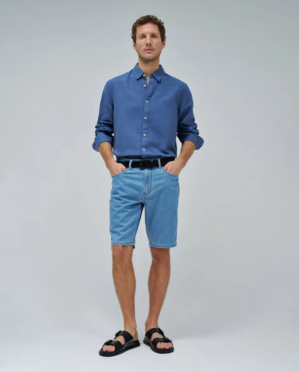 Мужские джинсовые шорты обычного кроя Salsa Jeans, светло-голубой
Мужские джинсовые шорты обычного кроя Salsa Jeans, светло-голубой