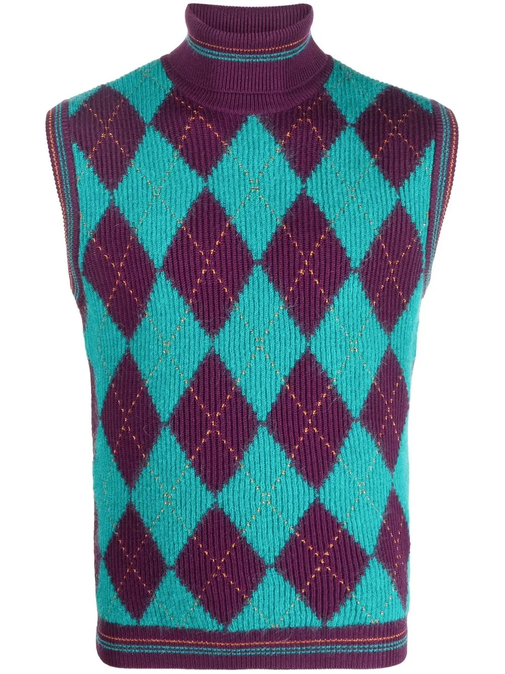 Джемпер без рукавов с высоким воротником VERSACE, зеленый
Джемпер без рукавов с высоким воротником VERSACE, зеленый