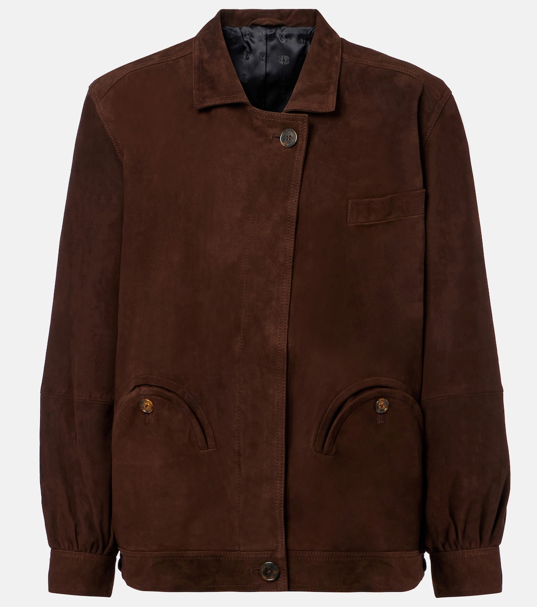 Замшевая куртка-бомбер Cleo Blazé Milano, коричневый
Замшевая куртка-бомбер Cleo Blazé Milano, коричневый