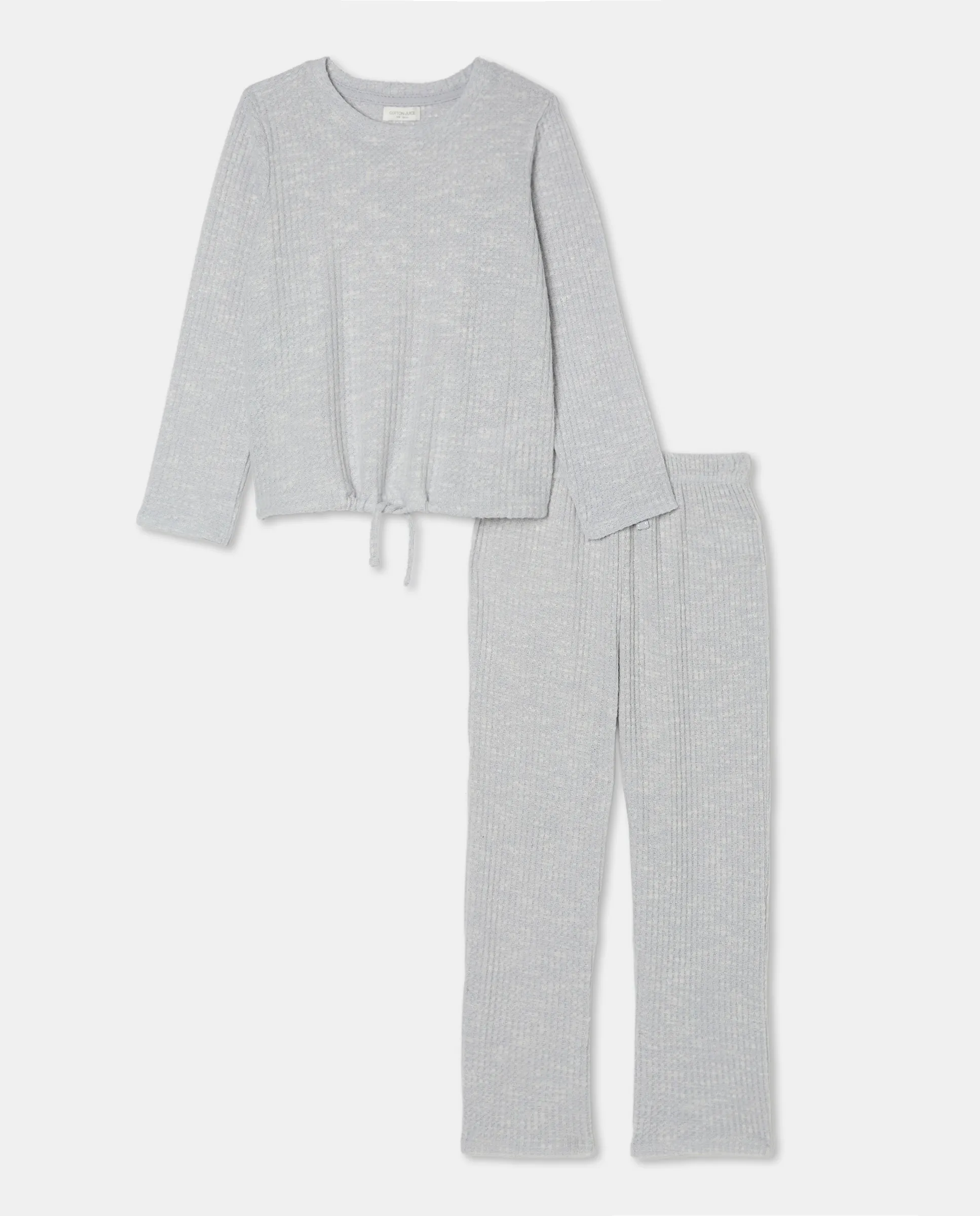 Длинная пижама для девочки из разрезанного трикотажа Cotton Juice, светло-серый
Длинная пижама для девочки из разрезанного трикотажа Cotton Juice, светло-серый