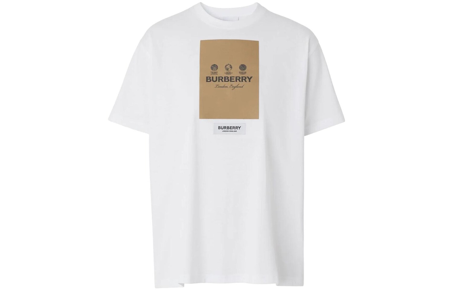 Футболка женская Burberry с логотипом, белый / бежевый
Футболка женская Burberry с логотипом, белый / бежевый