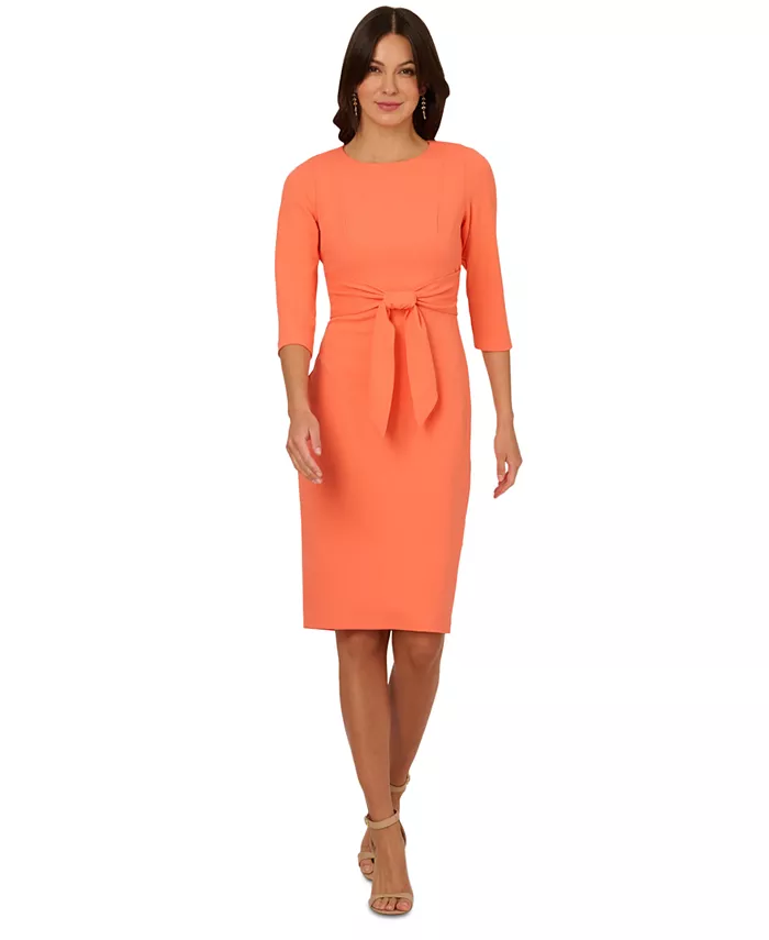 Женское креповое платье-футляр с рукавами 3/4 Adrianna Papell, оранжевый
Женское креповое платье-футляр с рукавами 3/4 Adrianna Papell, оранжевый