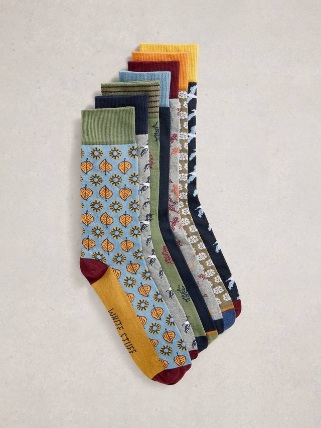 Узорчатые носки из хлопкового микса White Stuff
Узорчатые носки из хлопкового микса White Stuff