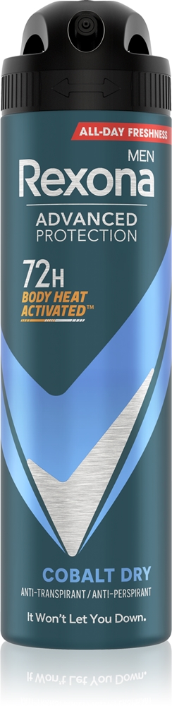 Спрей-Антиперспирант для мужчин с улучшенной защитой 72 часа. Rexona, vyrams cobalt dry 150 мл
Спрей-Антиперспирант для мужчин с улучшенной защитой 72 часа. Rexona, vyrams cobalt dry 150 мл