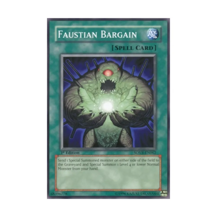 CCG Фаустова сделка (Обычная), Yu-Gi-Oh - Stardust Overdive - Singles
CCG Фаустова сделка (Обычная), Yu-Gi-Oh - Stardust Overdive - Singles