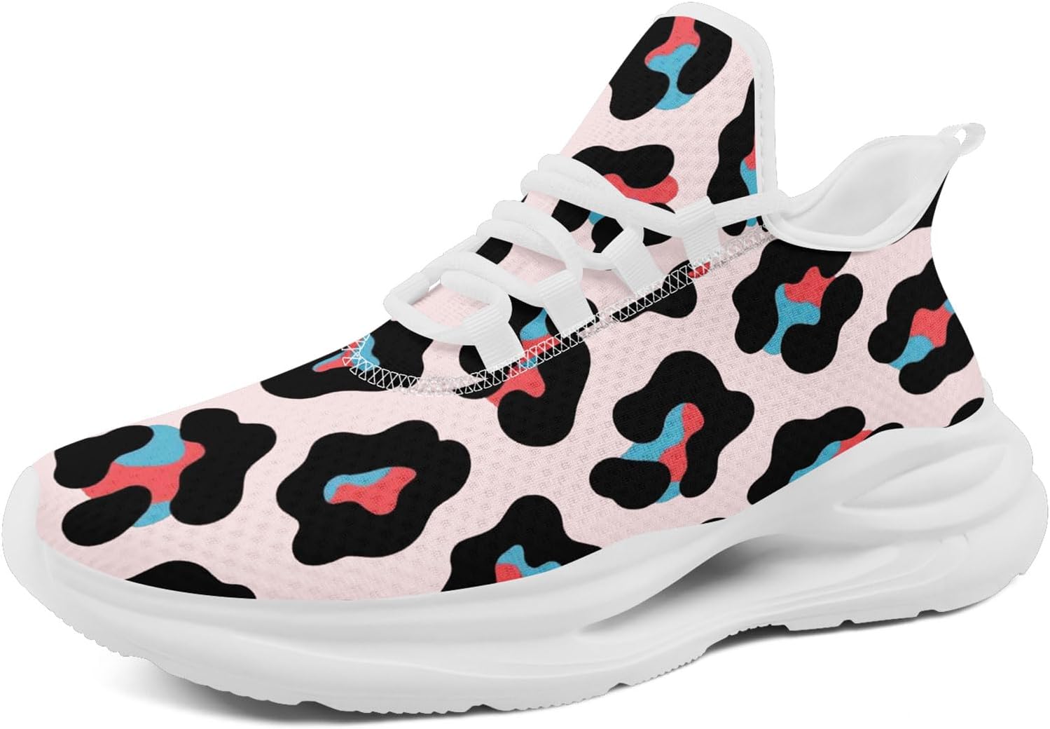 Женские беговые кроссовки AWSOLE с леопардовым принтом, мужские яркие сетчатые кроссовки, легкие, дышащие, с амортизирующей подошвой и шнуровкой, белый/черный/светло-розовый/голубой/красный
Женские беговые кроссовки AWSOLE с леопардовым принтом, мужские яркие сетчатые кроссовки, легкие, дышащие, с амортизирующей подошвой и шнуровкой, белый/черный/светло-розовый/голубой/красный