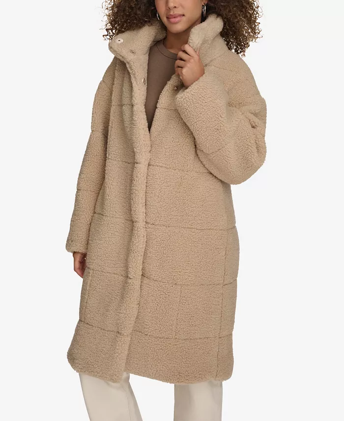 Женское длинное пальто из плюша на кнопках с подкладкой из шерпы Levi's, коричневый/бежевый
Женское длинное пальто из плюша на кнопках с подкладкой из шерпы Levi's, коричневый/бежевый