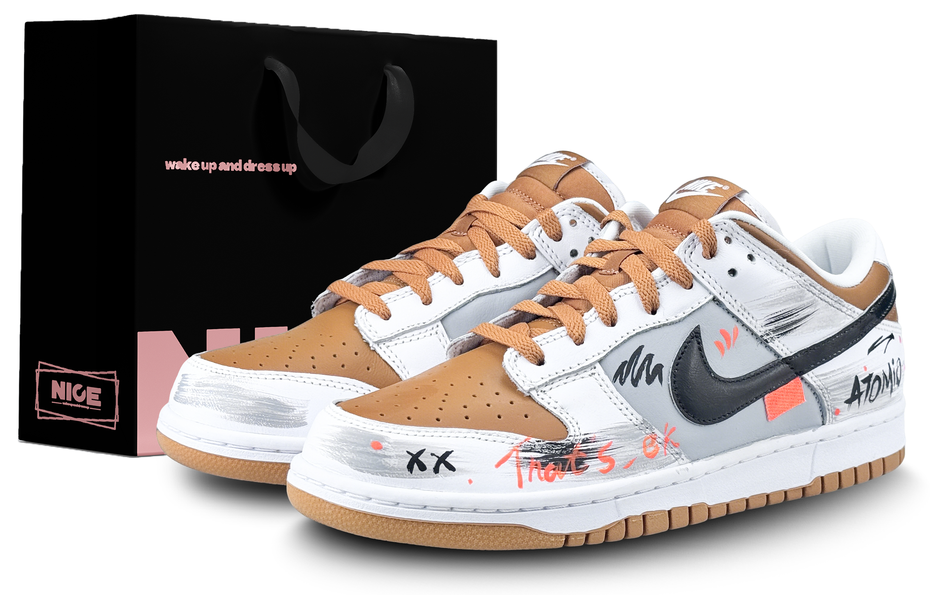 Nike Кроссовки для скейтбординга Dunk, износостойкие, низкие, мужские, оранжевые
Nike Кроссовки для скейтбординга Dunk, износостойкие, низкие, мужские, оранжевые