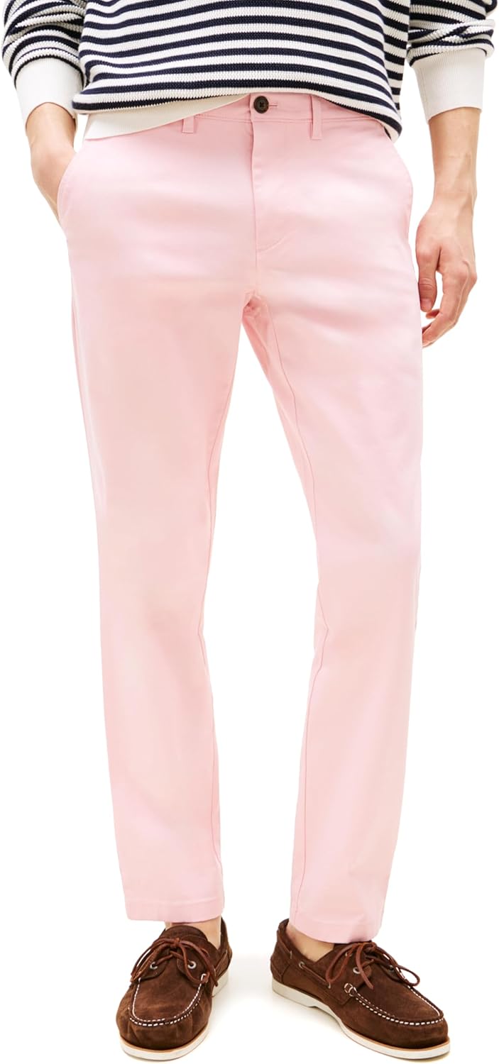 Мужские брюки-чиносы Tommy Hilfiger из эластичного хлопка, облегающего кроя, Pink Shade
Мужские брюки-чиносы Tommy Hilfiger из эластичного хлопка, облегающего кроя, Pink Shade