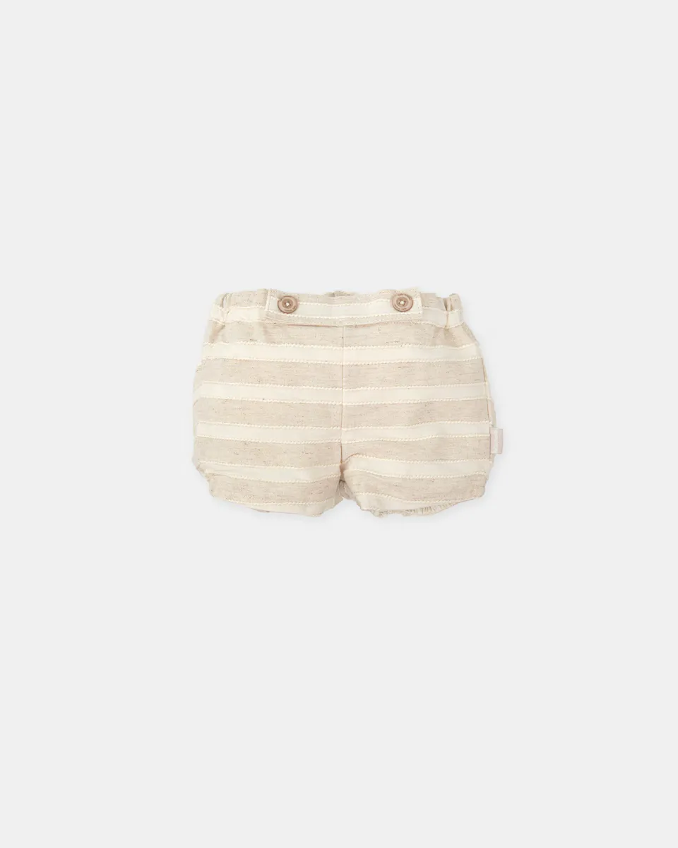 Baby boy блюар льняные шорты в полоску Tutto Piccolo, бежевый
Baby boy блюар льняные шорты в полоску Tutto Piccolo, бежевый