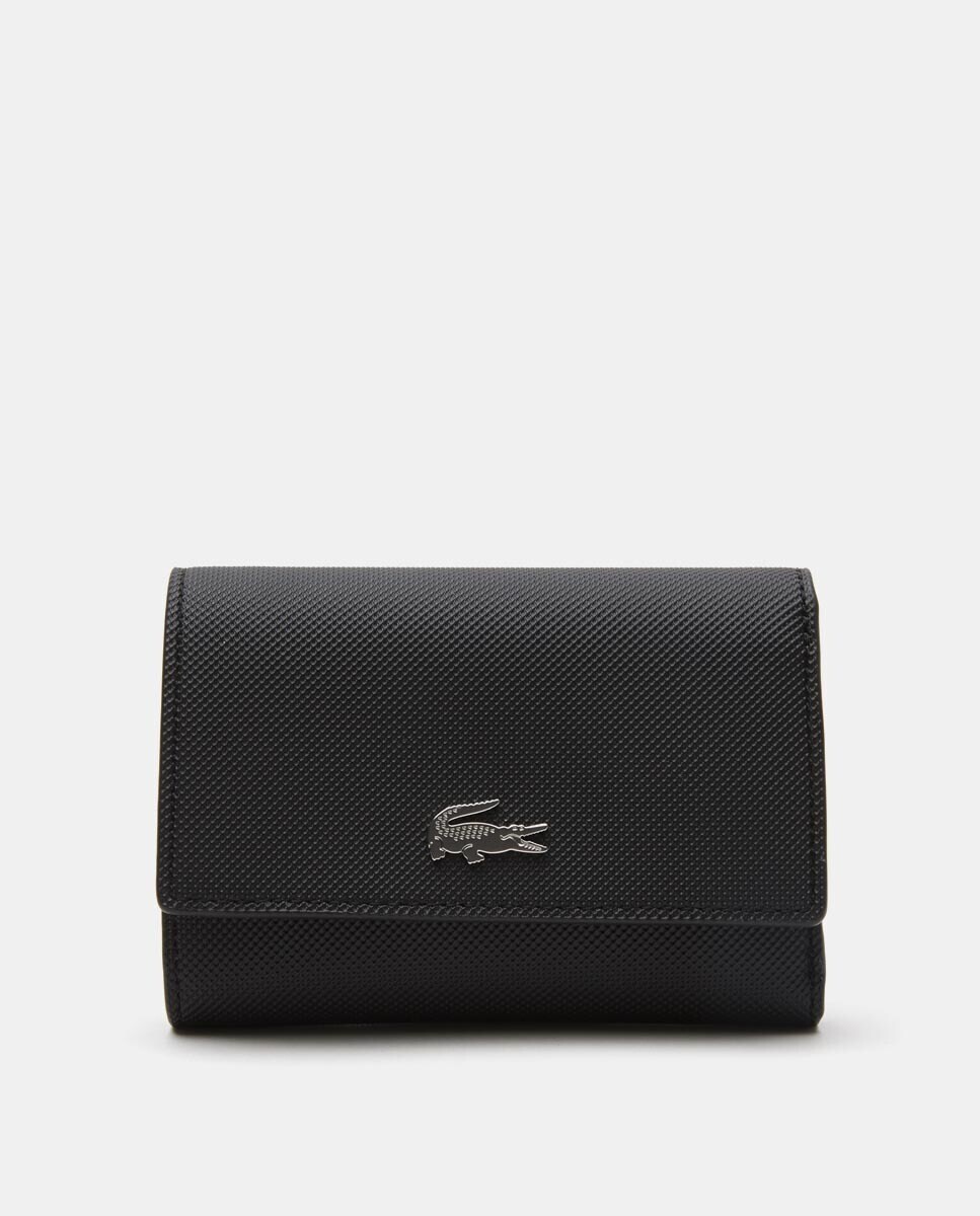 Большой черный кошелек на молнии Lacoste, черный
Большой черный кошелек на молнии Lacoste, черный