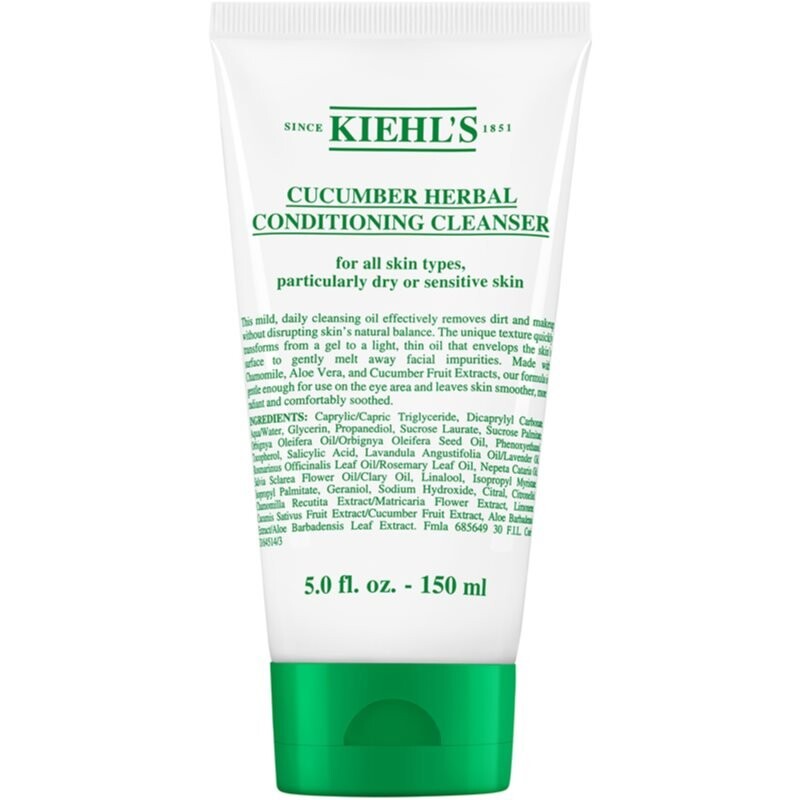 Kiehl's Cucumber Conditioning Cleanser нежная очищающая эмульсия для всех типов кожи, включая чувствительную 150 мл
Kiehl's Cucumber Conditioning Cleanser нежная очищающая эмульсия для всех типов кожи, включая чувствительную 150 мл