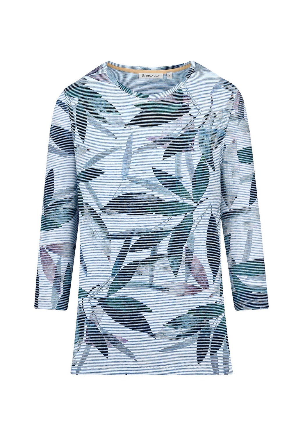 Полосатый принт на рубашке Bicalla, синий
Полосатый принт на рубашке Bicalla, синий