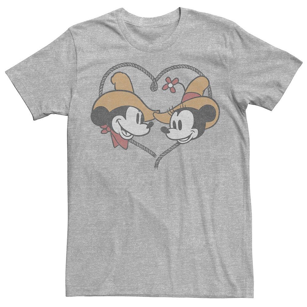 Мужская футболка Disney's Mickey And Friends Mickey & Minnie Cowboy Heart Licensed Character, цвет Athletic Heather
Мужская футболка Disney's Mickey And Friends Mickey & Minnie Cowboy Heart Licensed Character, цвет Athletic Heather