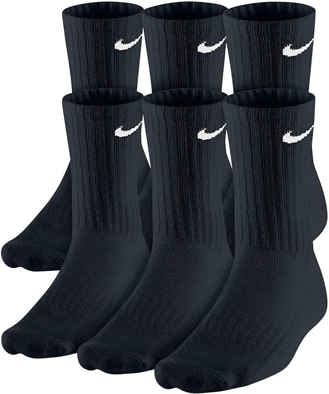 Носки унисекс для взрослых Nike Everyday Cushioned Training Crew Socks (6 пар), Black
Носки унисекс для взрослых Nike Everyday Cushioned Training Crew Socks (6 пар), Black