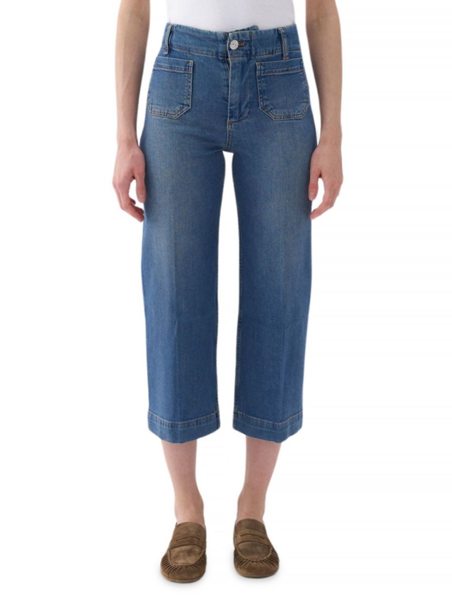 Укороченные джинсы с высокой талией и классическим кроем Nocturne, темно-синий
Укороченные джинсы с высокой талией и классическим кроем Nocturne, темно-синий