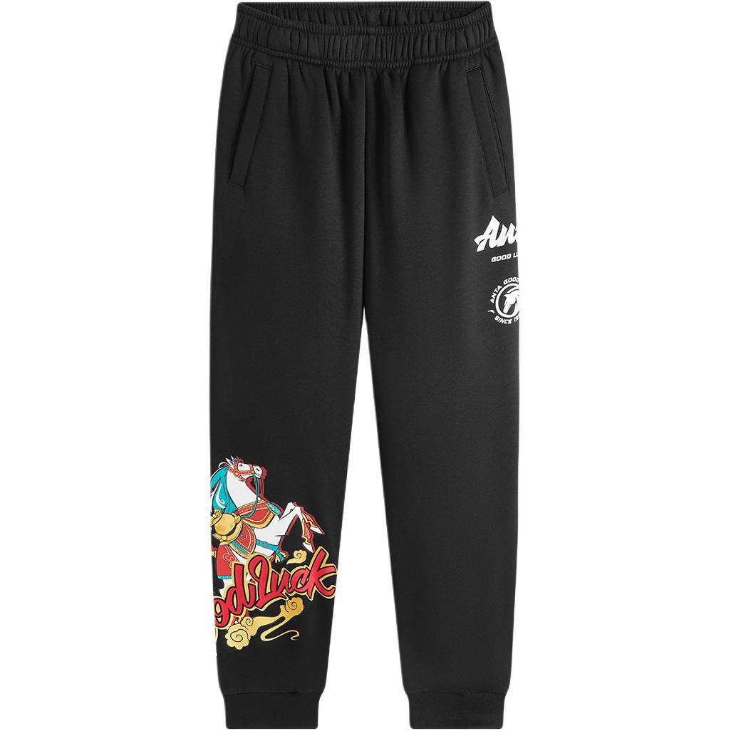 Вязаные спортивные штаны унисекс, средней жесткости Anta, basic черный-1
Вязаные спортивные штаны унисекс, средней жесткости Anta, basic черный-1