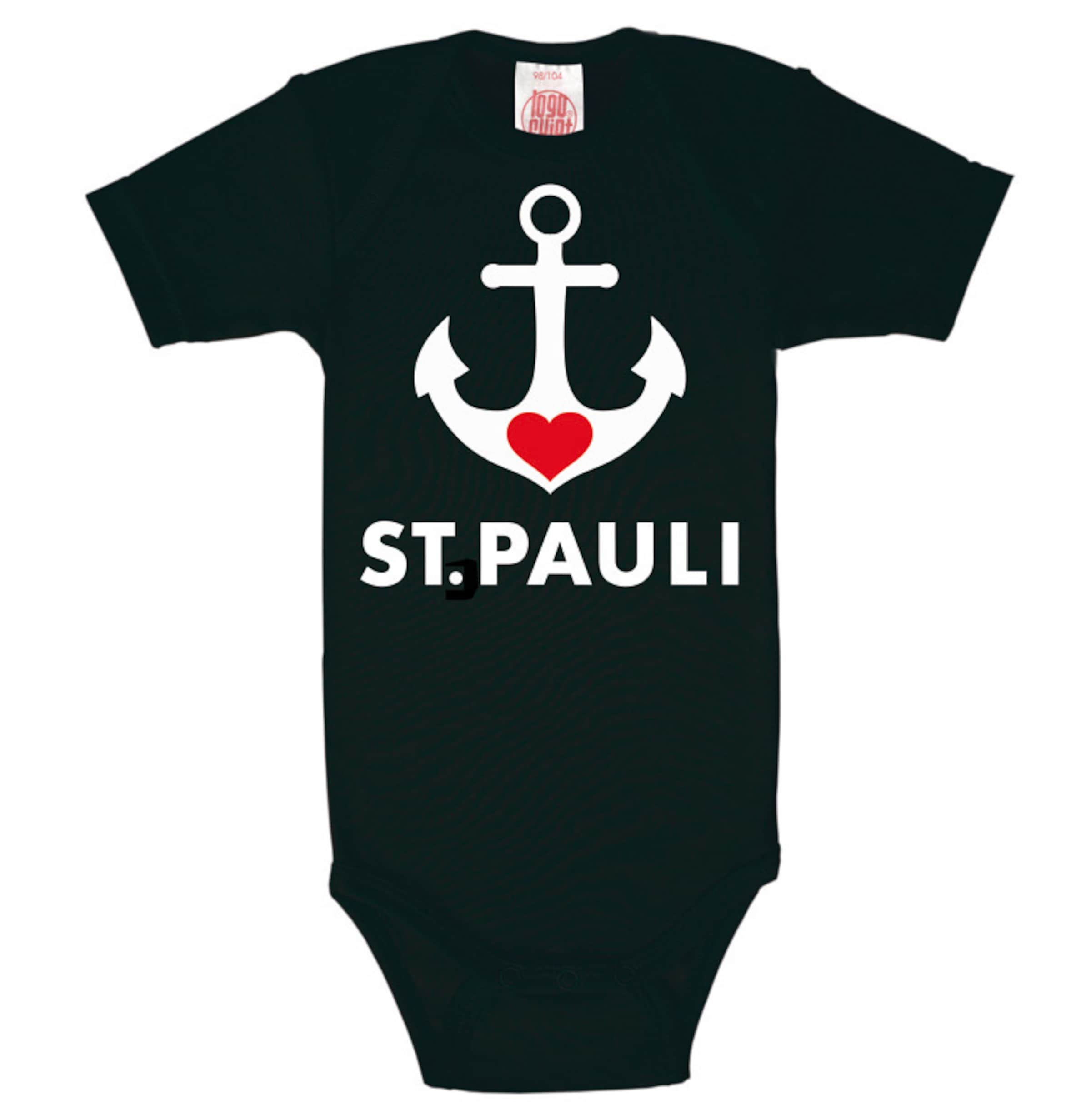 LOGOSHIRT Комбинезон/боди 'St. Pauli-Print' в черном цвете
LOGOSHIRT Комбинезон/боди 'St. Pauli-Print' в черном цвете