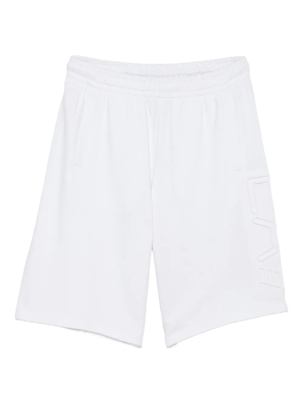 Хлопковые шорты с тисненым логотипом Ea7 Emporio Armani, белый
Хлопковые шорты с тисненым логотипом Ea7 Emporio Armani, белый