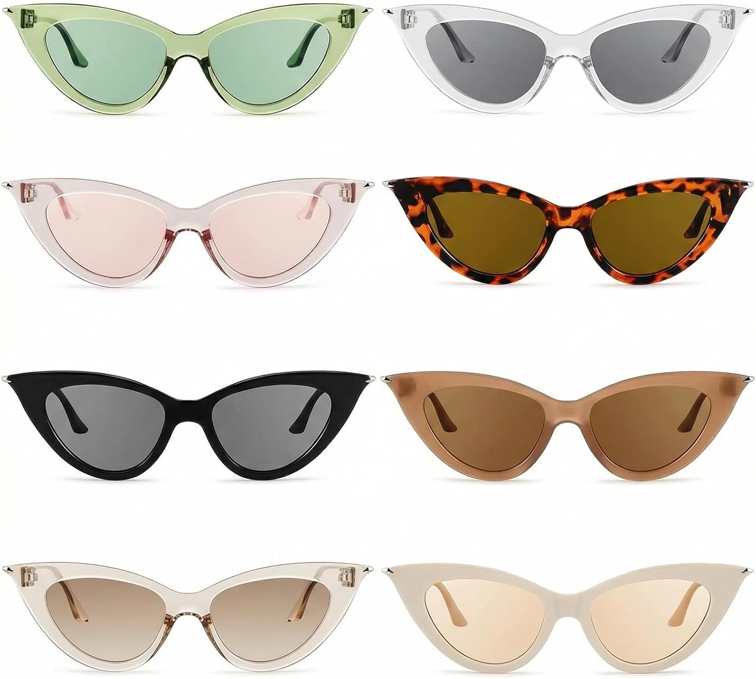 8 пар винтажных солнцезащитных очков «кошачий глаз», яркие ретро-солнцезащитные очки «кошачий глаз», солнцезащитные очки «кошачий глаз» для женщин, яркие очки для вечеринки в стиле 90-х Sedvwed, Multi
8 пар винтажных солнцезащитных очков «кошачий глаз», яркие ретро-солнцезащитные очки «кошачий глаз», солнцезащитные очки «кошачий глаз» для женщин, яркие очки для вечеринки в стиле 90-х Sedvwed, Multi