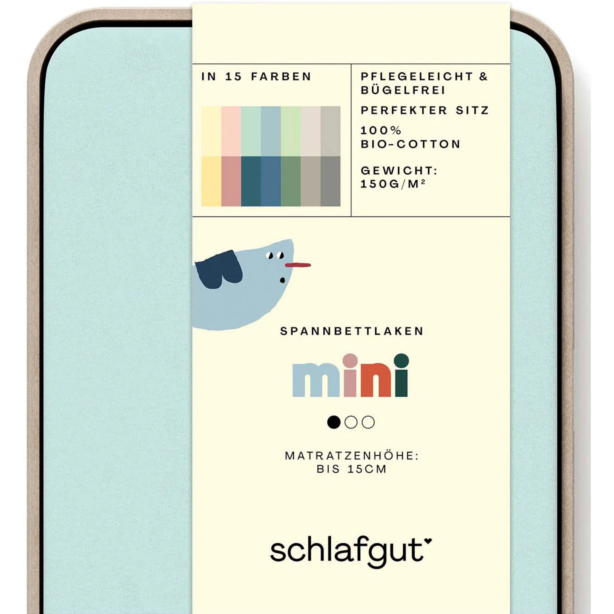 Простыня Schlafgut «Casual Mini», для детей, СДЕЛАНО В ЗЕЛЕНОМ цвете от OEKO-TEX, цвет Petrol Light
Простыня Schlafgut «Casual Mini», для детей, СДЕЛАНО В ЗЕЛЕНОМ цвете от OEKO-TEX, цвет Petrol Light