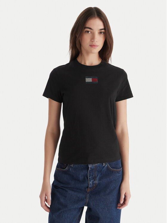 Футболка regular fit Party Flag DW0DW21965 Tommy Jeans, черный
Футболка regular fit Party Flag DW0DW21965 Tommy Jeans, черный