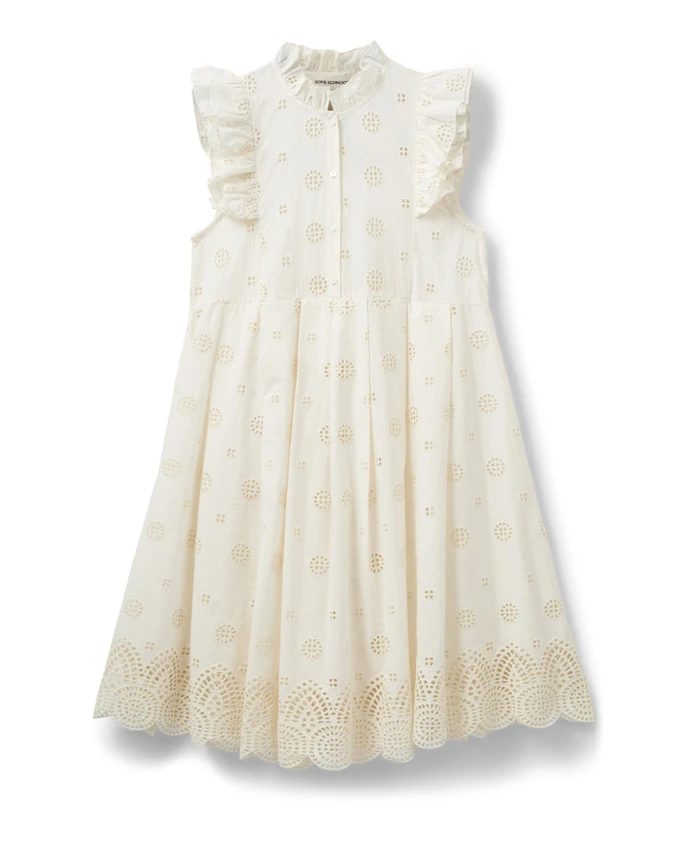 Белое платье с английской вышивкой Sofie Schnoor, белый
Белое платье с английской вышивкой Sofie Schnoor, белый