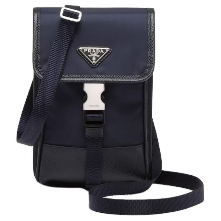 PRADA Переработанный нейлоновый чехол для телефона мужской морской
PRADA Переработанный нейлоновый чехол для телефона мужской морской