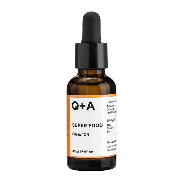 Восстанавливающее масло для лица, 30 мл Q+A Super food
Восстанавливающее масло для лица, 30 мл Q+A Super food