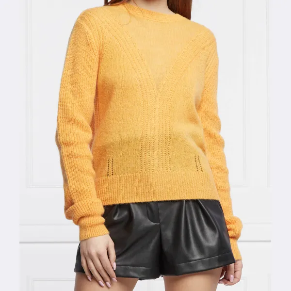 Шерстяной свитер обычного кроя Patrizia Pepe, оранжевый
Шерстяной свитер обычного кроя Patrizia Pepe, оранжевый