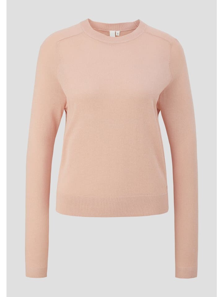 Пуловер QS Strick langarm, розовый
Пуловер QS Strick langarm, розовый