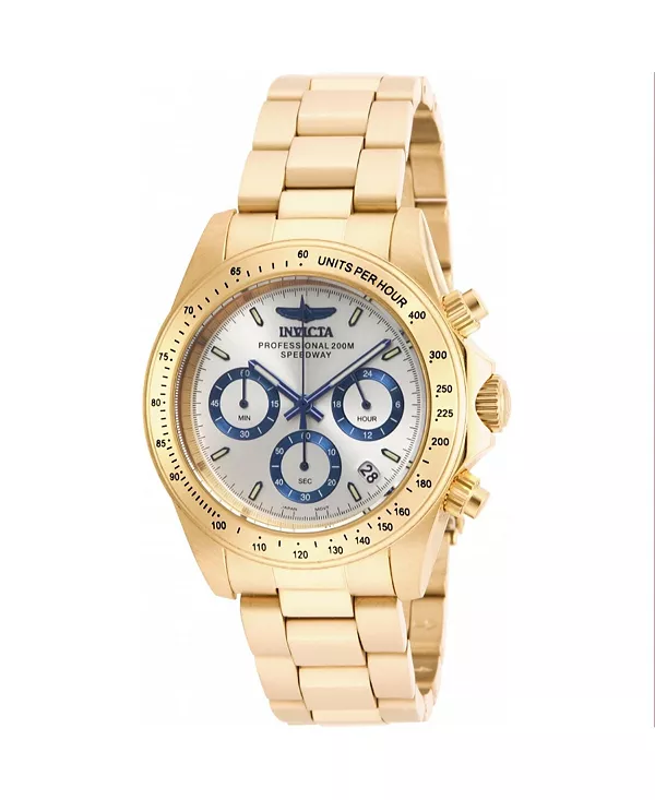 Мужские кварцевые часы-хронограф Speedway 17312 с серебристым циферблатом Invicta, silver
Мужские кварцевые часы-хронограф Speedway 17312 с серебристым циферблатом Invicta, silver