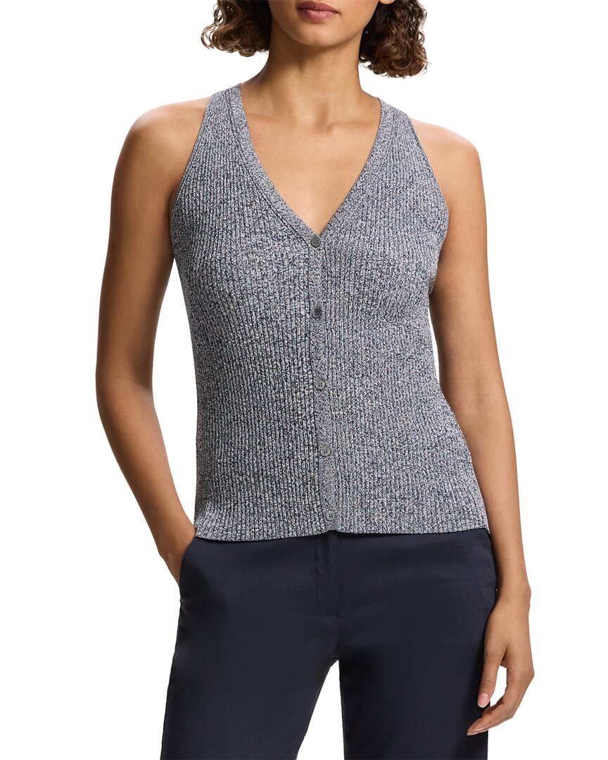 Жилет Theory Slim Rib, синий
Жилет Theory Slim Rib, синий