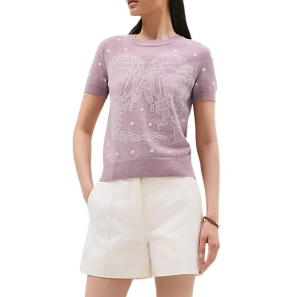 HERMES SS25 Кашемировый свитер женский Purple
HERMES SS25 Кашемировый свитер женский Purple