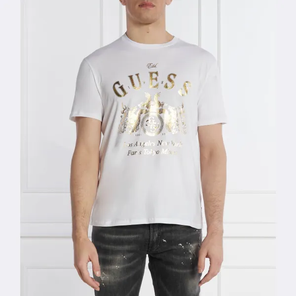 Футболка стандартного кроя Guess, белый
Футболка стандартного кроя Guess, белый