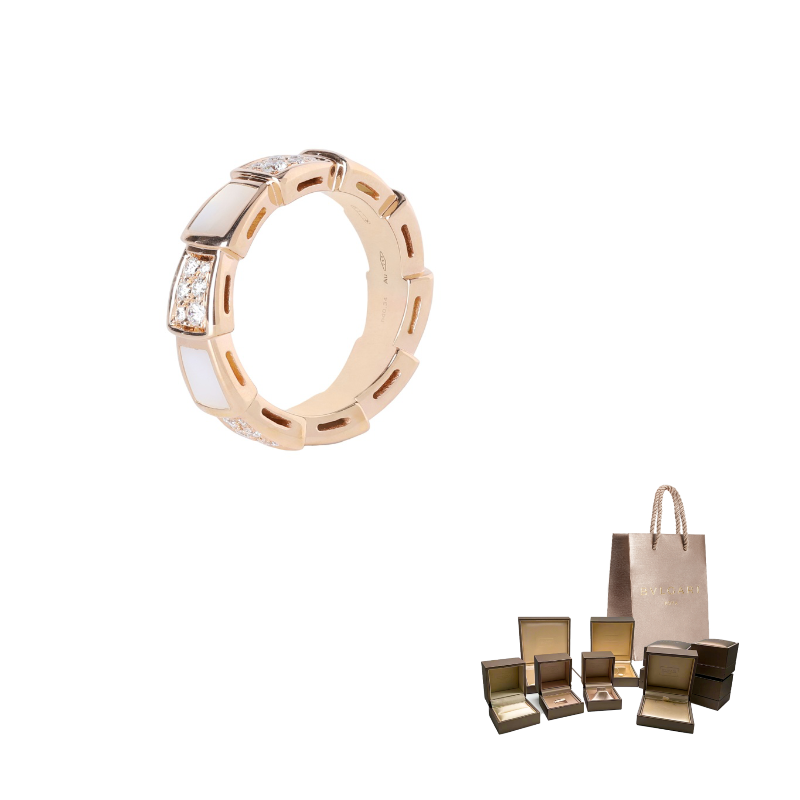 BVLGARI Серпенти Вайпер кольцо из розового золота 18 карат для женщин
BVLGARI Серпенти Вайпер кольцо из розового золота 18 карат для женщин
