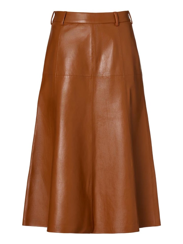 Mart Visser Кожаная юбка Делилы, коньячный цвет
Mart Visser Кожаная юбка Делилы, коньячный цвет