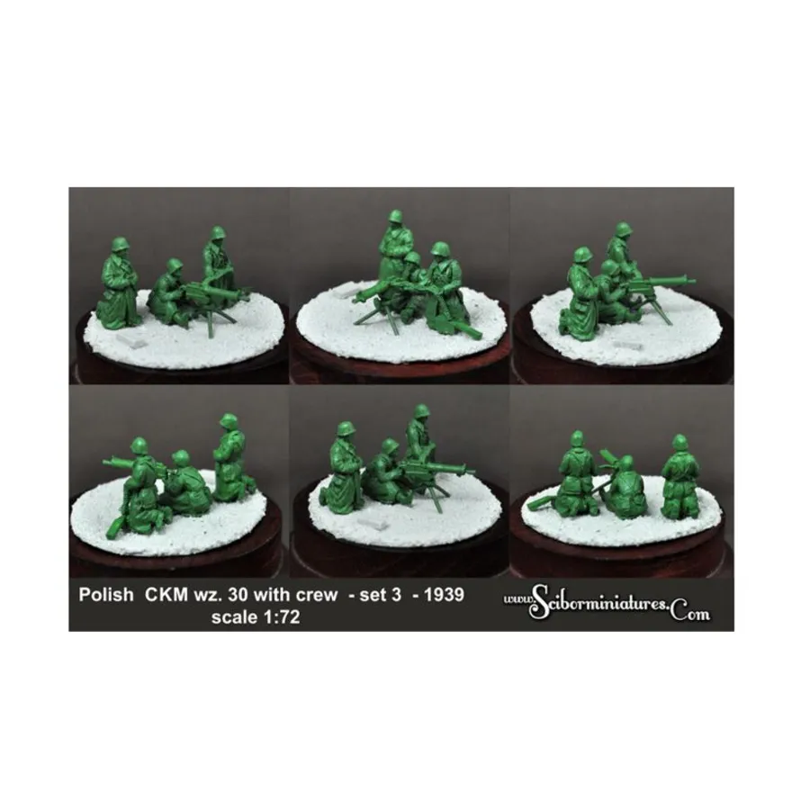 Польский CKM wz. 30 с комплектом экипажа №3 — 1939 г., Historical Miniatures - Polish (1:72) (Scibor Monstrous Miniatures)
Польский CKM wz. 30 с комплектом экипажа №3 — 1939 г., Historical Miniatures - Polish (1:72) (Scibor Monstrous Miniatures)