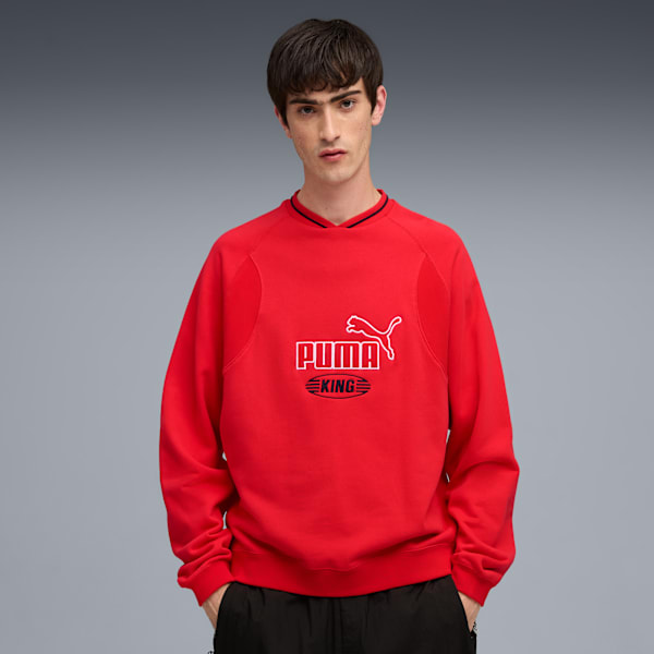 Мужская толстовка с круглым вырезом King Puma, красный
Мужская толстовка с круглым вырезом King Puma, красный