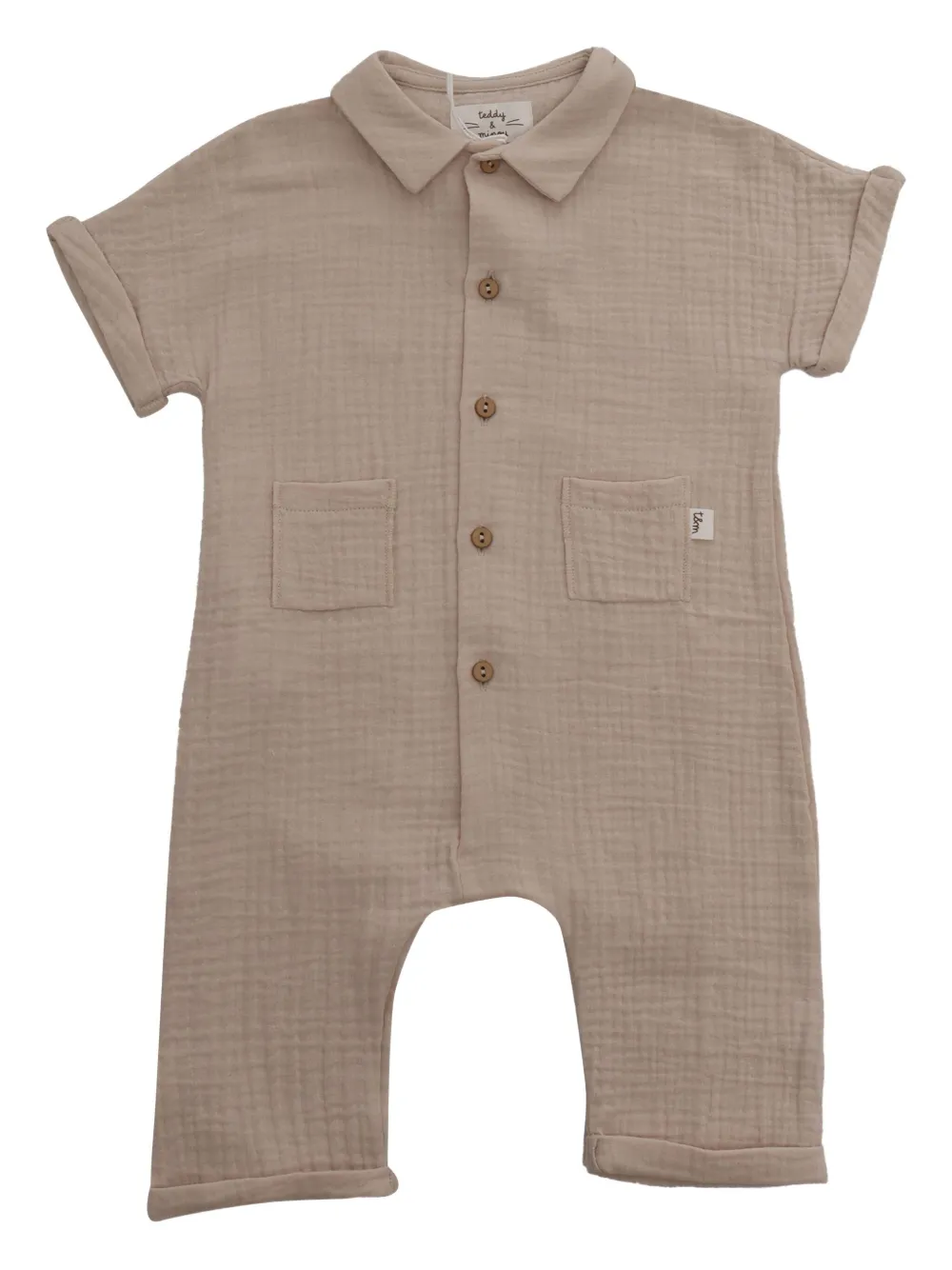 Ромпер на пуговицах TEDDY & MINOU, нейтральный
Ромпер на пуговицах TEDDY & MINOU, нейтральный