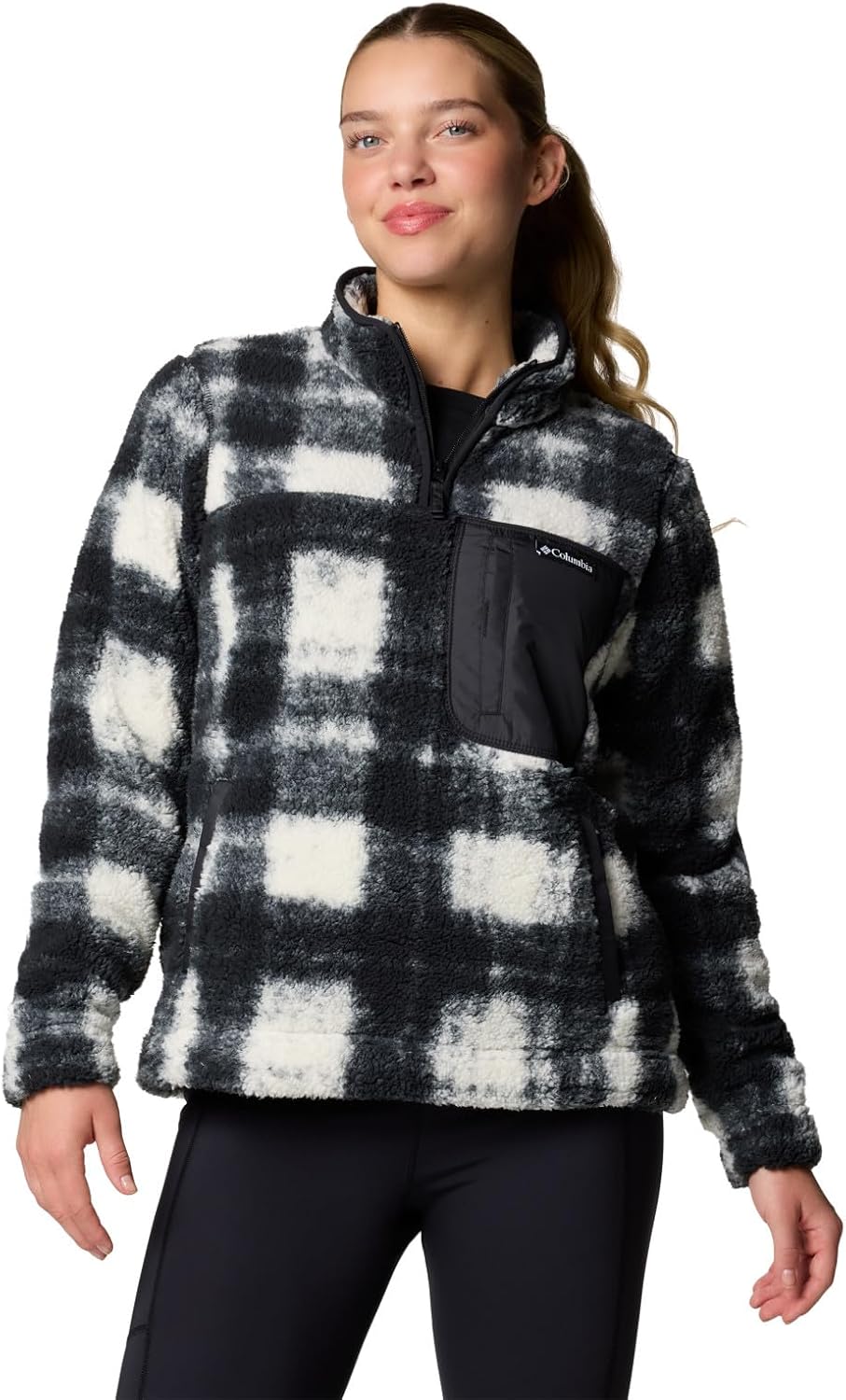 Columbia womens West Bend 1/4 Zip II, Chalk Omblur Tonal
Columbia womens West Bend 1/4 Zip II, Chalk Omblur Tonal