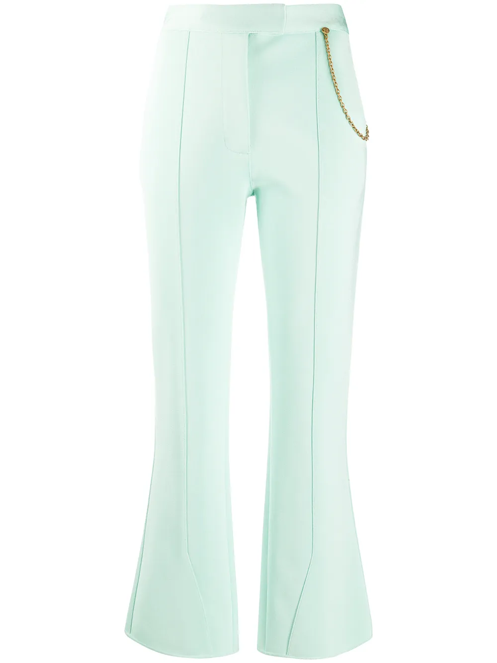 Расклешенные брюки с цепочкой Givenchy, зеленый
Расклешенные брюки с цепочкой Givenchy, зеленый